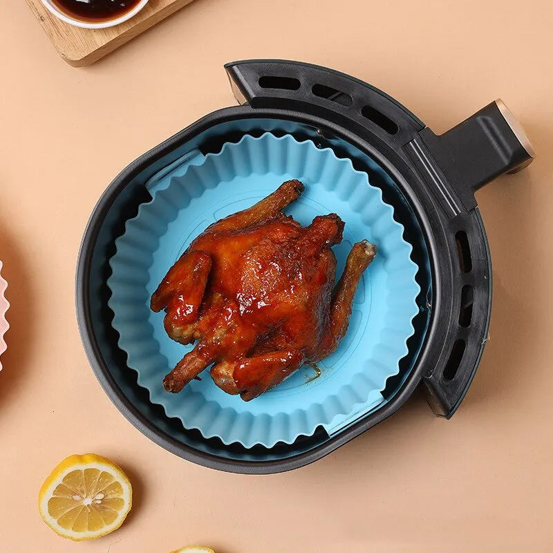 Forma de Silicone para Air Fryer - Reutilizáveis