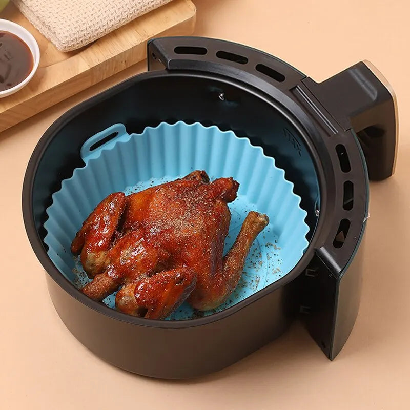 Forma de Silicone para Air Fryer - Reutilizáveis